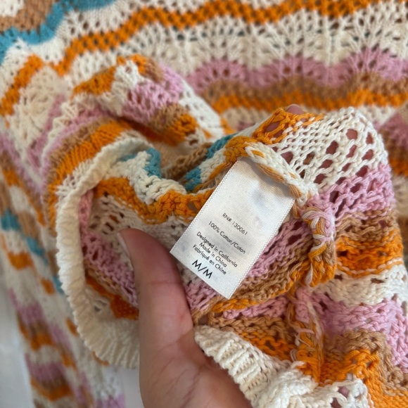 L Space sun ray sweater in daybreak stripe - Picture 6 of 7